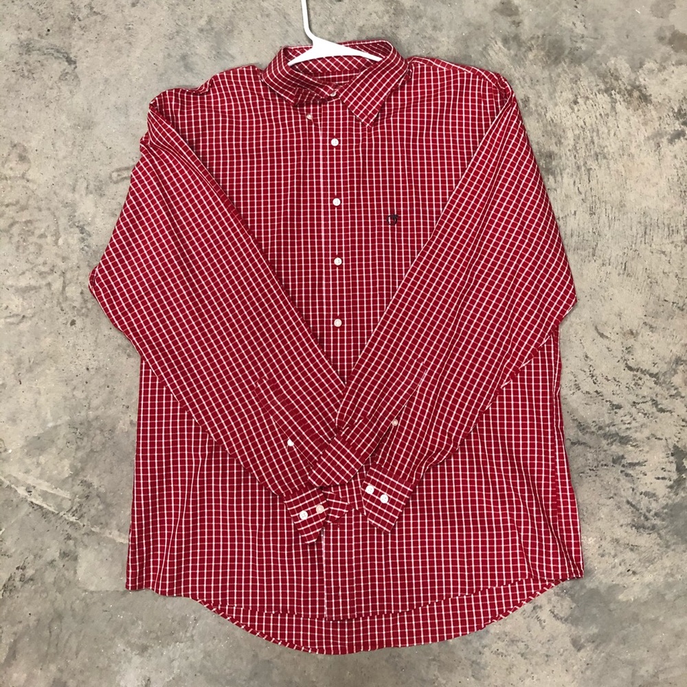 Peach state pride button down